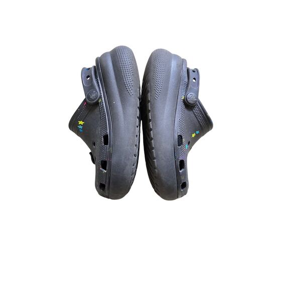Crocs Unisex-Child Cutie Crush Disco Dance Party Clogs Black Stars 13 Little Kid - Picture 5 of 6